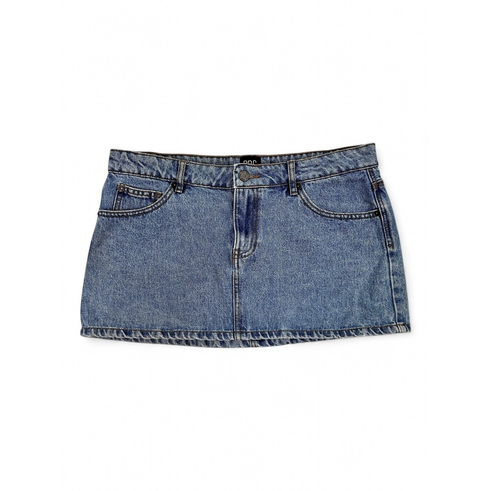 BDG Urban Outfitters Light Wash Denim Mini Skirt L